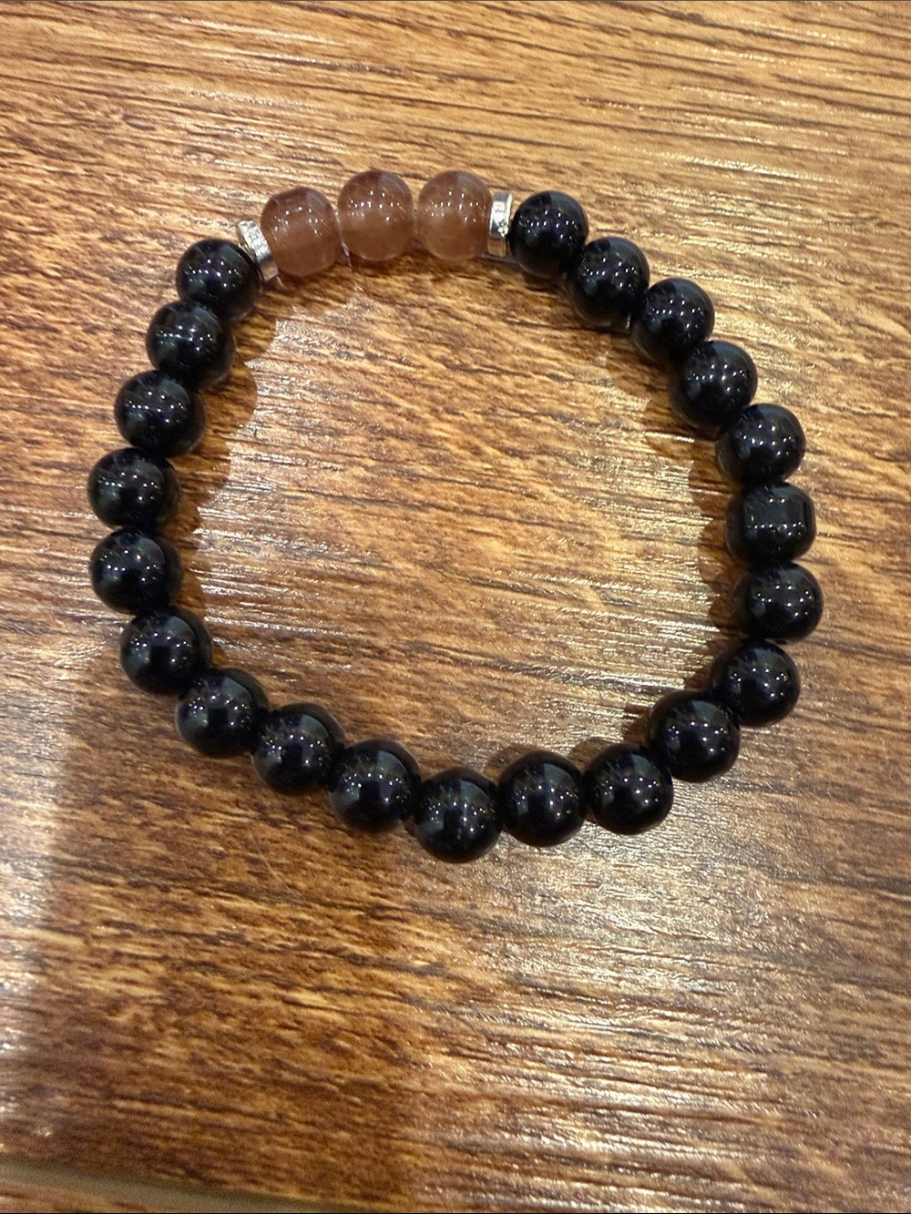 Gemstone Beaded Stretch Bracelet